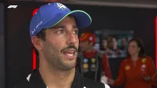 Daniel Ricciardo's furious post race conversation | Hungarian Grand Prix 2024