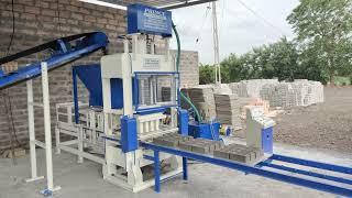 Automatic Fly Ash Bricks Making Machine 8Bricks/Stock Model No PE-001-K8