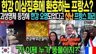 '한강 이상징후 포착! 환호하는 프랑스 '' 파리올림픽 센강 똥물 악몽에 대놓고 한강 비난하는 프랑스 파리 해외감동사연