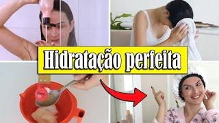 4 PASSOS PARA FAZER UMA HIDRATAÇÃO PERFEITA! por Julia Doorman