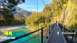 Virtual Run 4K - Blue Pools - Scenery New Zealand - Virtual Running Video for Treadmill