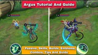How To Use Argus Mobile Legends | Advance Tips, Guide & Combo