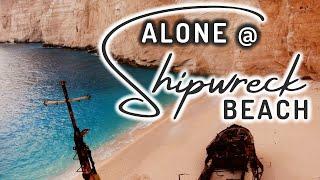 WOW! ALONE at Shipwreck Beach Zakynthos [Ep.14] Sailing Greece Ionian Islands - Sailing SV CUBA