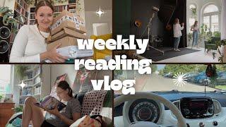 weekly reading vlog | szalony tydzień  unboxing paczek  SBM i wiele, wiele innych!