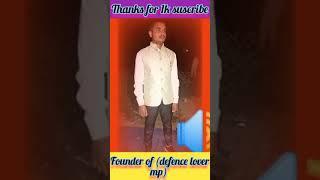 Thanks for 1k suscribe|| thanks for supporting defence lover mp (rs sir motivation channel