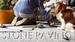 Paving our dream terrace/ Renovating on lake Como