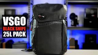 The VSGO Black Snipe 25L Camera Pack is a BEAST!