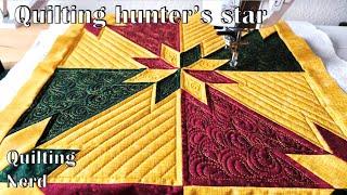 Hunter’s star: how to quilt it to enhance the amazing secondary pattern