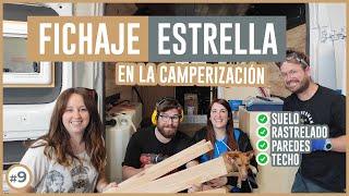 PANELAR FURGONETA CAMPER con FRISO DE MADERA │ Rastrelado + Suelo + Paredes + Techo 