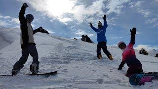 Фрирайд спуск на сноуборде возле трассы Charlie Amirsoy 13 февраля 2024 || TrekkingClub Uzbekistan |