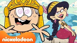 Lincoln Falls in Love with a Greece Mermaid?! ‍️ | The Loud House | Nickelodeon UK