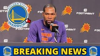 BOMBA! URGENT! LOOK WHAT KEVIN DURANT SAID ABOUT THE WARRIORS! SHOCKED THE NBA! WARRIORS NEWS!