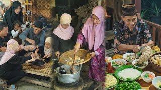 Memetik Sawi Bersama Cucu | Masak Bakso Jumbo, Bakso Bakar, dan Es Buah Segar | Kampung Halaman