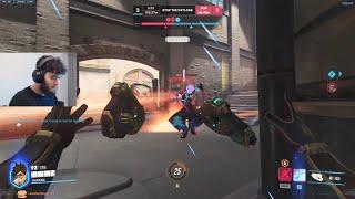 Overwatch 2 Human Aimbot Dafran Showing His Flex DPS Gameplay Skills -Widow & Tracer-