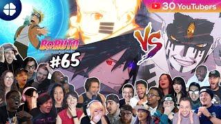 Naruto/Sasuke VS MOMOSHIKI [30 People react]  MEGA Reaction Mashup  (Boruto 65) 