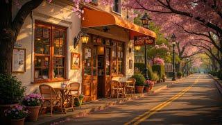 Spring Coffee Shop Music  Smooth Jazz Background Music for Studying, Working, Morning