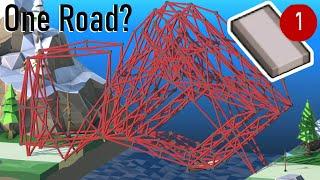Can You Beat Poly Bridge 2 Using One Road?