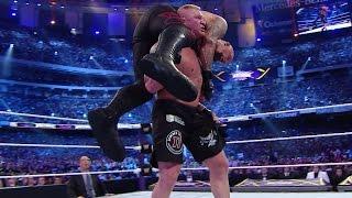 The Undertaker vs. Brock Lesnar – WrestleMania 30 — The End of The Streak, only on WWE Network