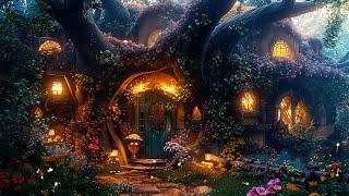 Whimsical Fairy Witch Cottage Ambience  Magical Fantasy Forest Music | to Relax Soul, Study, Sleep