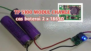 cas baterai 18650 2x pcs 7,4 volt - TP 5100