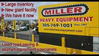 Miller heavy equipment exporter used paving equipment export Miami