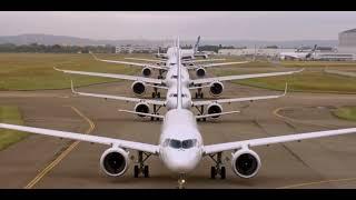 Airbus 50th anniversary formation flight edit