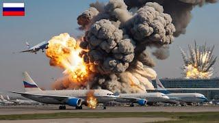 BIG Tragedy in History! Russian International Airport Destroyed by US and Ukrainian Troops