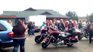 Santa's arrival to Road 2 Freedom Christmas Miracle 2015