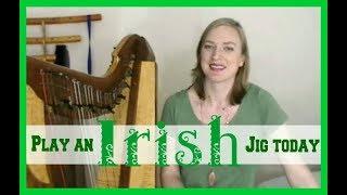 HARP LESSON // learn "Road to Lisdoonvarna" by ear! (Celtic Harp Tutorial)
