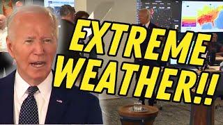 Watch as Biden Struggles Through His "Extreme Weather" Speech...