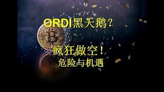 ORDI黑天鹅可能？疯狂做空！危险与机遇