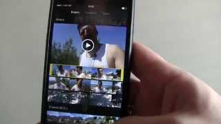 Монтаж видео на Айфоне 6 в IMovie
