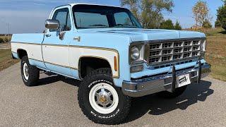 1976 Chevrolet Silverado K-20 Pickup, 350 - 4 Speed, 4x4 Stock #1611