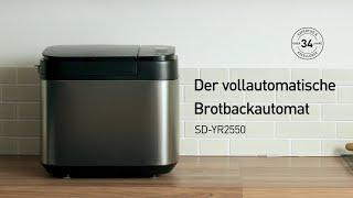 Brotbackautomat SD-YR2550 | 31 Programme, Rosinen-Nuss-Hefe-Verteiler | Panasonic Produktvorstellung