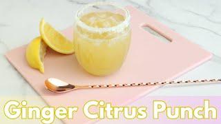 Vintage Recipe: Ginger Citrus Punch // Tangy & Refreshing!