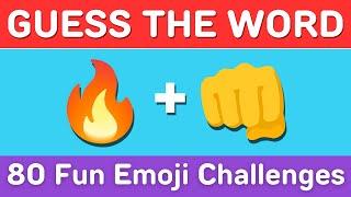 Emoji Puzzles: 80 Fun Challenges to Guess the Word!