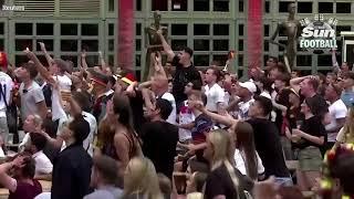 German Crowd Reaction to Muller Miss / England vs Germany Euro 2021