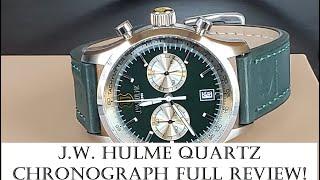 JW Hulme 43mm Quartz Multi-Function Chronograph Full Review!