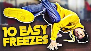 10 Basic BREAK DANCE FREEZES for Beginners