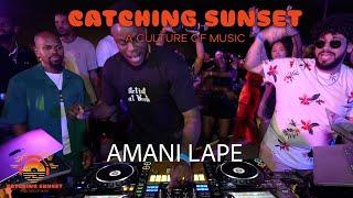 DJ Amani Lape Live Mix! House, amapiano music at Catching Sunset Bahrain, Art Hotel Beach edition