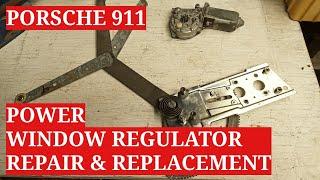 Air-cooled Porsche 911 Power Window Regulator DIY Repair and Replacement