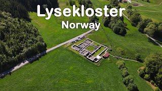 Aerial Views of Lysekloster Abby in Norway: A Stunning Perspective in 4K