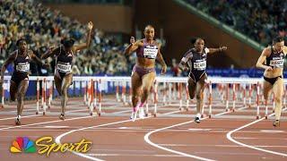 Jasmine Camacho-Quinn HITS ANOTHER GEAR in Diamond League Finals 100m hurdles victory | NBC Sports