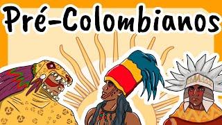 Pré Colombianos - Civilização INCA, MAIA E ASTECA (Mapa Mental Ilustrado)