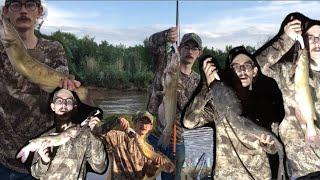 Catfish Biting like Crazy On The Rio Grande