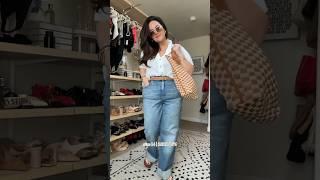 Midsize Jean Outfit Inspo for Summer | Size 14 Jean Summer Outfit #midsizefashion #size14