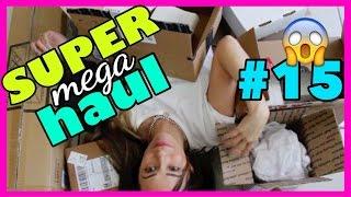 Casi me SACO UN OJO abriendo paquetes! | SUPER MEGA HAUL #15