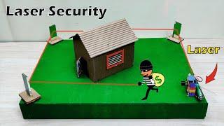 How to Make Laser Security System | Laser Security Alarm  For Door