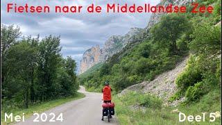 Fietsen naar de Middellandse Zee, groene weg, mei 2024 deel  5