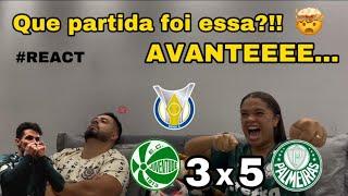 REACT REAÇÕES JUVENTUDE x PALMEIRAS